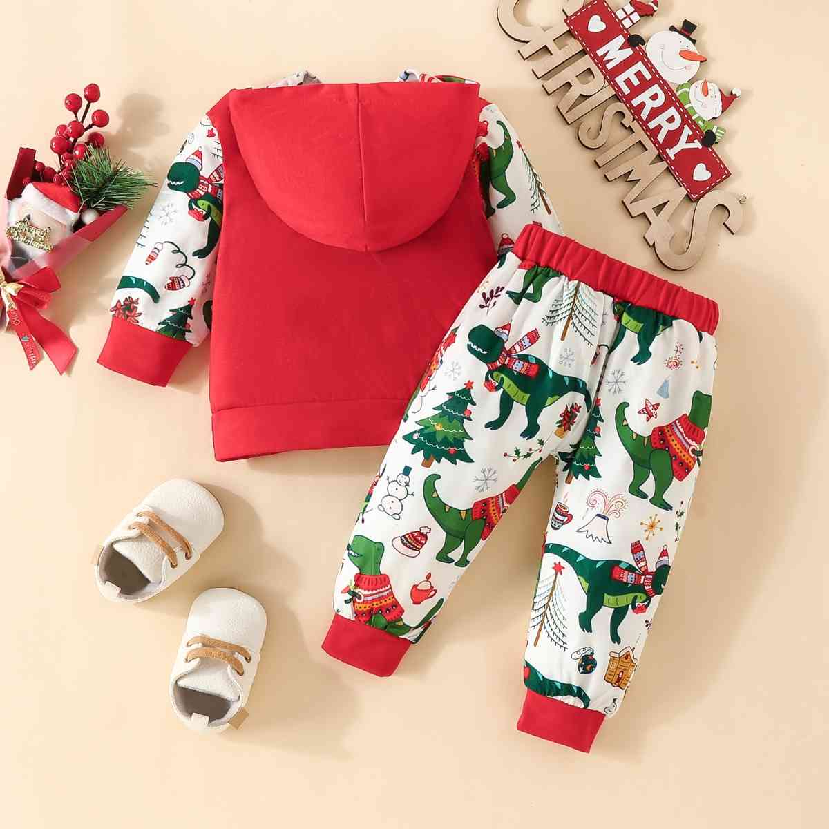 MERRY CHRISTMAS Hoodie and Pants Set