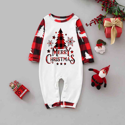 MERRY CHRISTMAS Graphic Jumpsuit